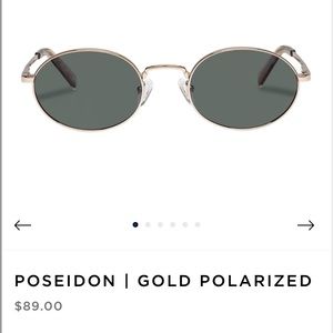 Le Spec Poseidon polarized sunglasses gold/khaki